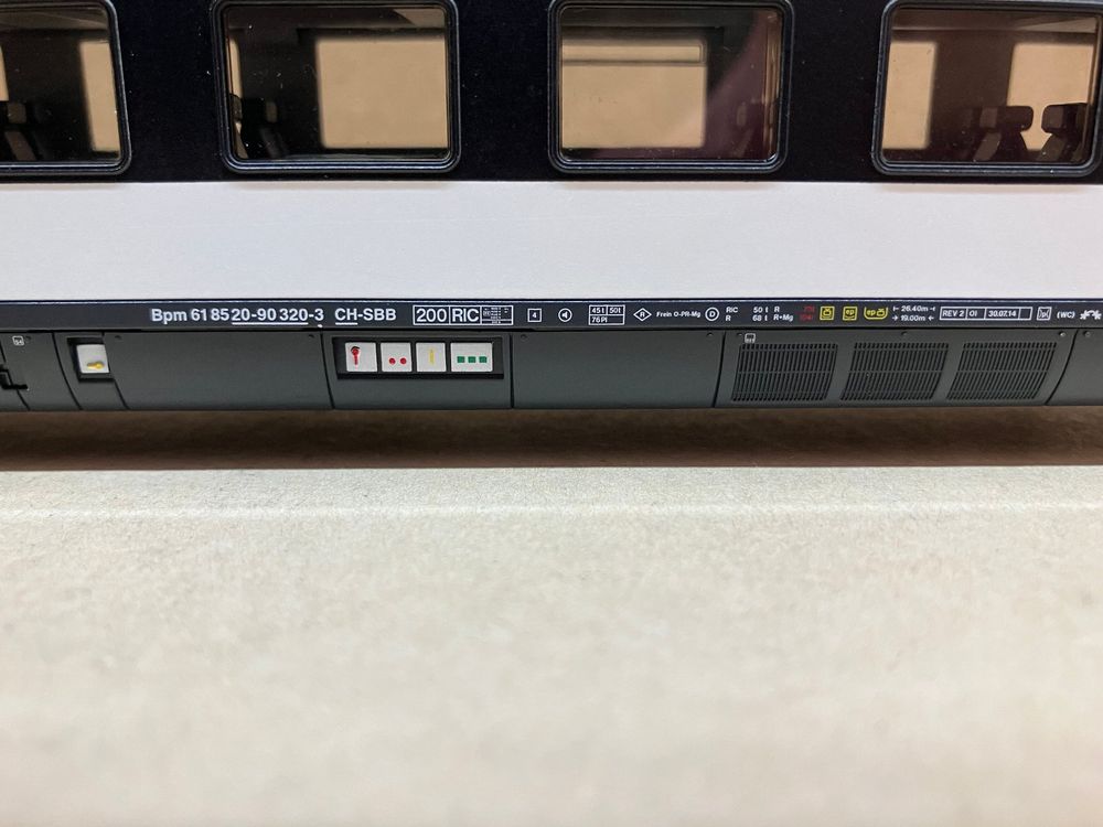 Roco Modelleisenbahnen: Roco 64400 SBB EC-Reisezugwagen Bpm 2. Klasse, Ep. VI, H0 GS – Neu (gemäss Beschreibung) aus Neuendorf von sitek071 3