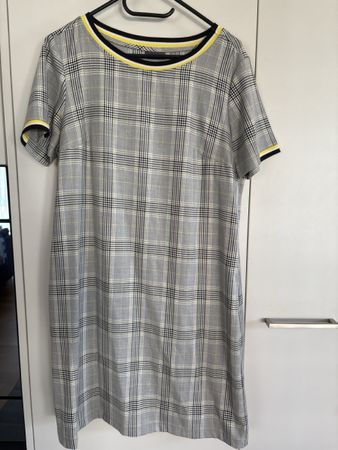 Damen Kleid Street One Karomuster Grau Grösse 40