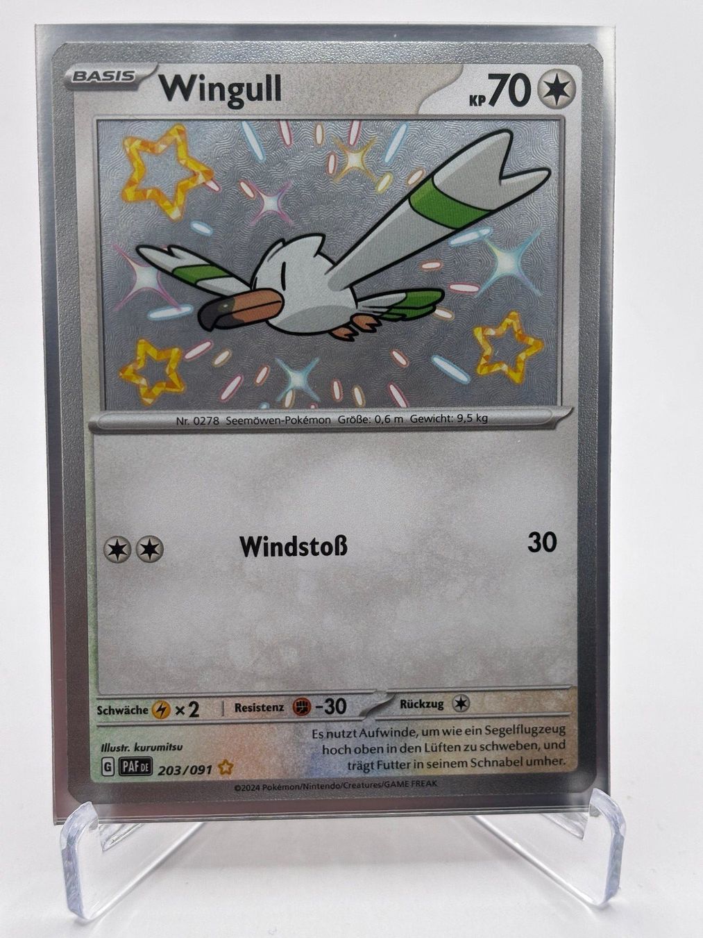 Pokémon Carte collezionabili: Paldeas Schicksale - Wingull  (PAF 203) - DE – Nuovo (secondo la descrizione) da Allschwil venduto da Bullach
