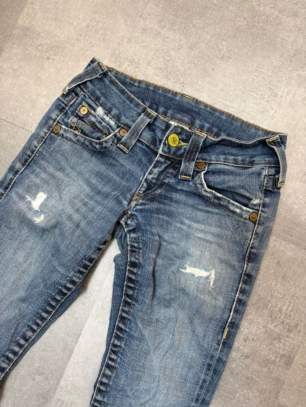 True Religion Jeans: True Religion Bootcut Flared Jeans - Grösse XS/24 – Nuovo (secondo la descrizione) da Werdenberg venduto da hase.vintage 3