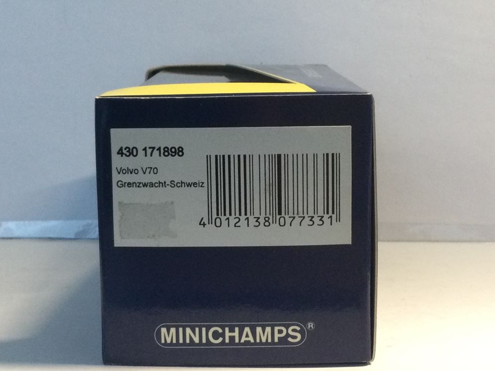Minichamps 1:43 Volvo V70 Grenzwache Schweiz Nr: 430 171898 (Neu