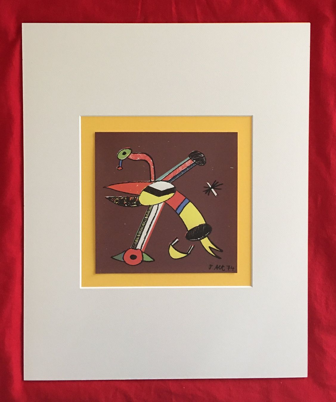 Grafica & Litografie: Otmar Alt   Original Farblithographie   "Pelikan" – Usato da Nennigkofen venduto da Sommersonnen