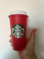 Tasse Starbucks rouge neuf 0.5L RARE!!