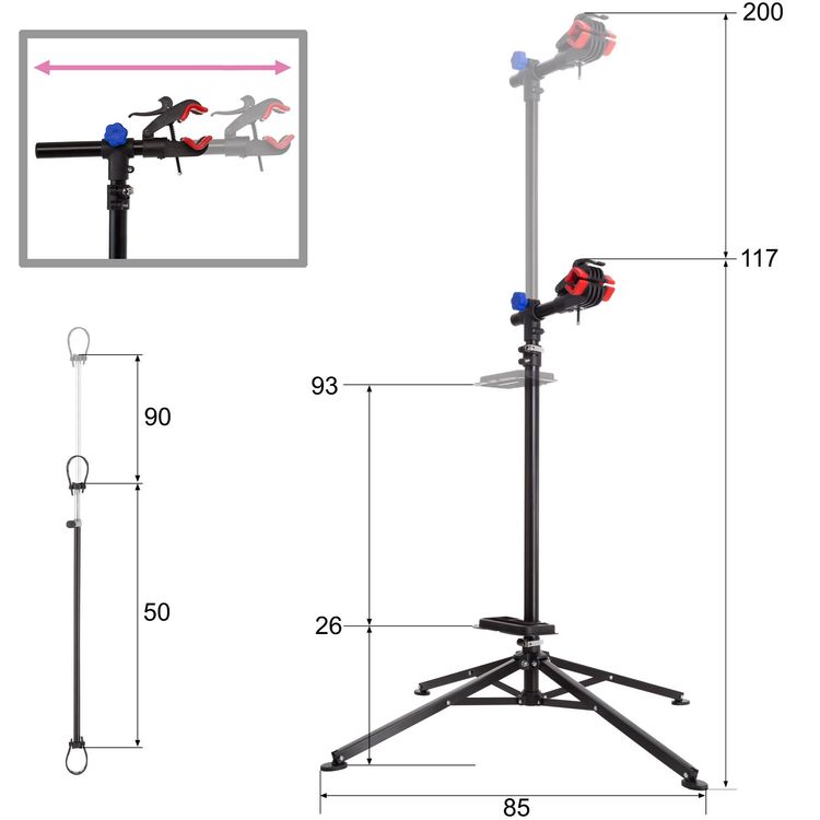 Pied d atelier pour v los VTT montage Acheter sur Ricardo