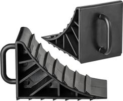 2 Unterlegkeil Griff 15x10CM Hemmschuhe Bremskeile Anhänger