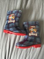 Gummistiefel Paw Patrol blau kariert Grösse 23 neu