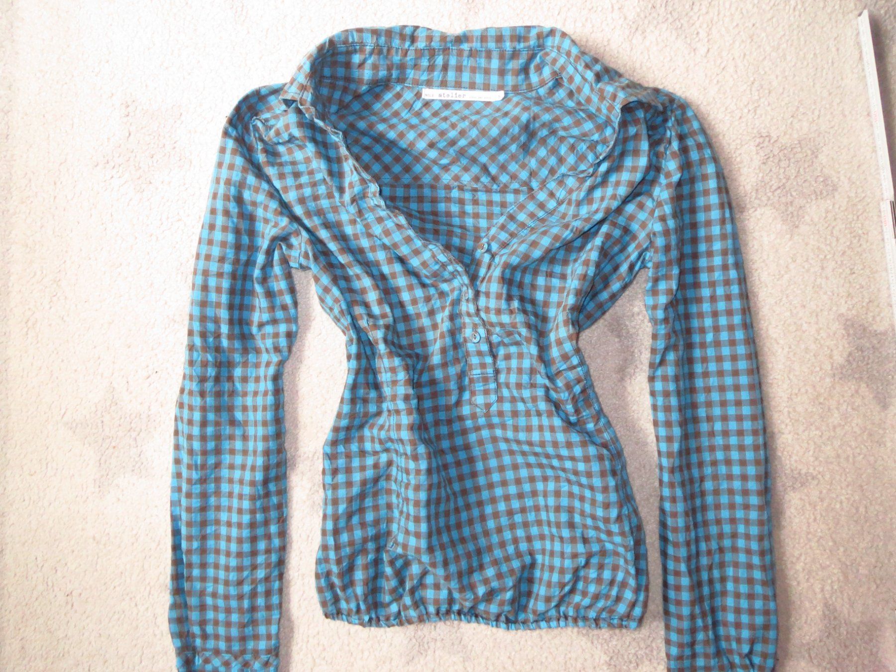 Nile Camicette: stylische NILE Damen Karo Bluse Gr S – Usato da kiental venduto da Anna3723 1