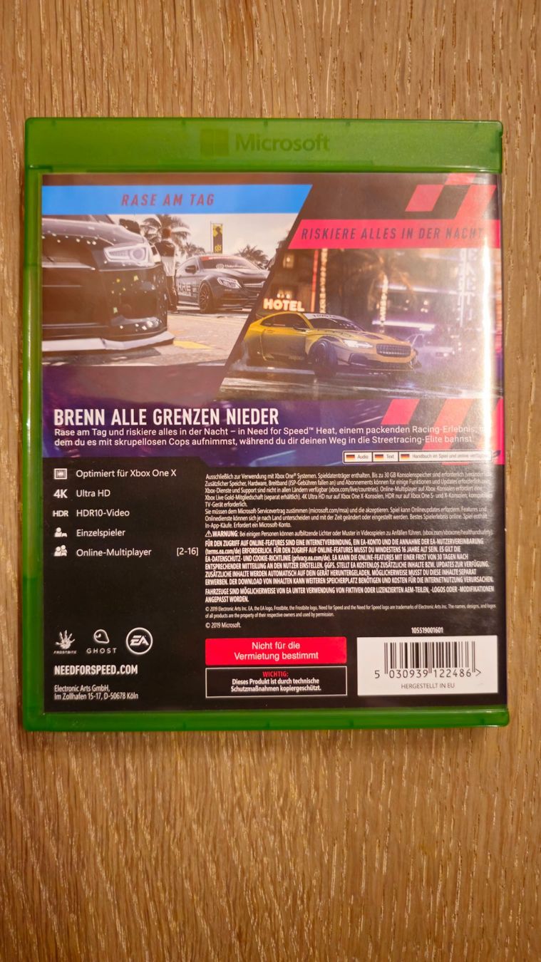 Microsoft Spiele: Game, Xbox, EA Games Need For Speed: Heat, Videospiel – Neu (gemäss Beschreibung) aus Sirnach von TheMrFreeman 1