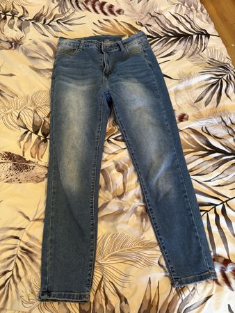 Skinny jeans set high waisted grösse L 44
