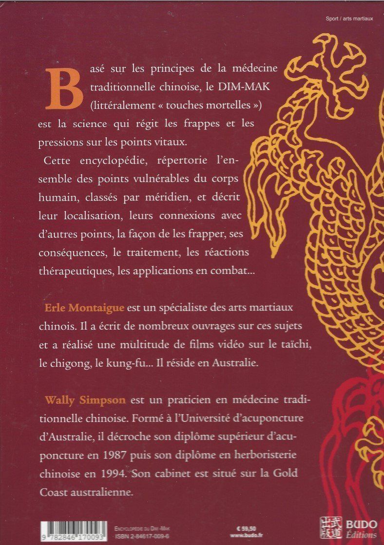 Livres: Encyclopédie du Dim-Mak - points vitaux – D'occasion à Courtepin par Marisou2 1