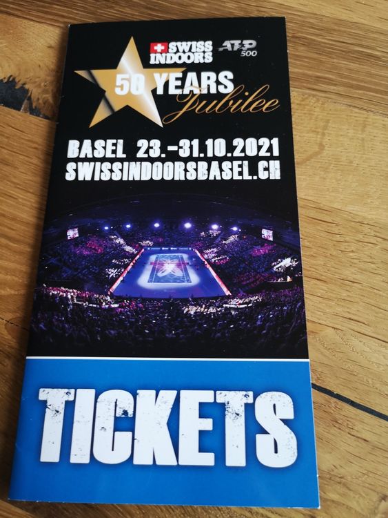 2 (6) Finaltickets Swiss Indoors Basel, 30.10.22 Kaufen auf Ricardo