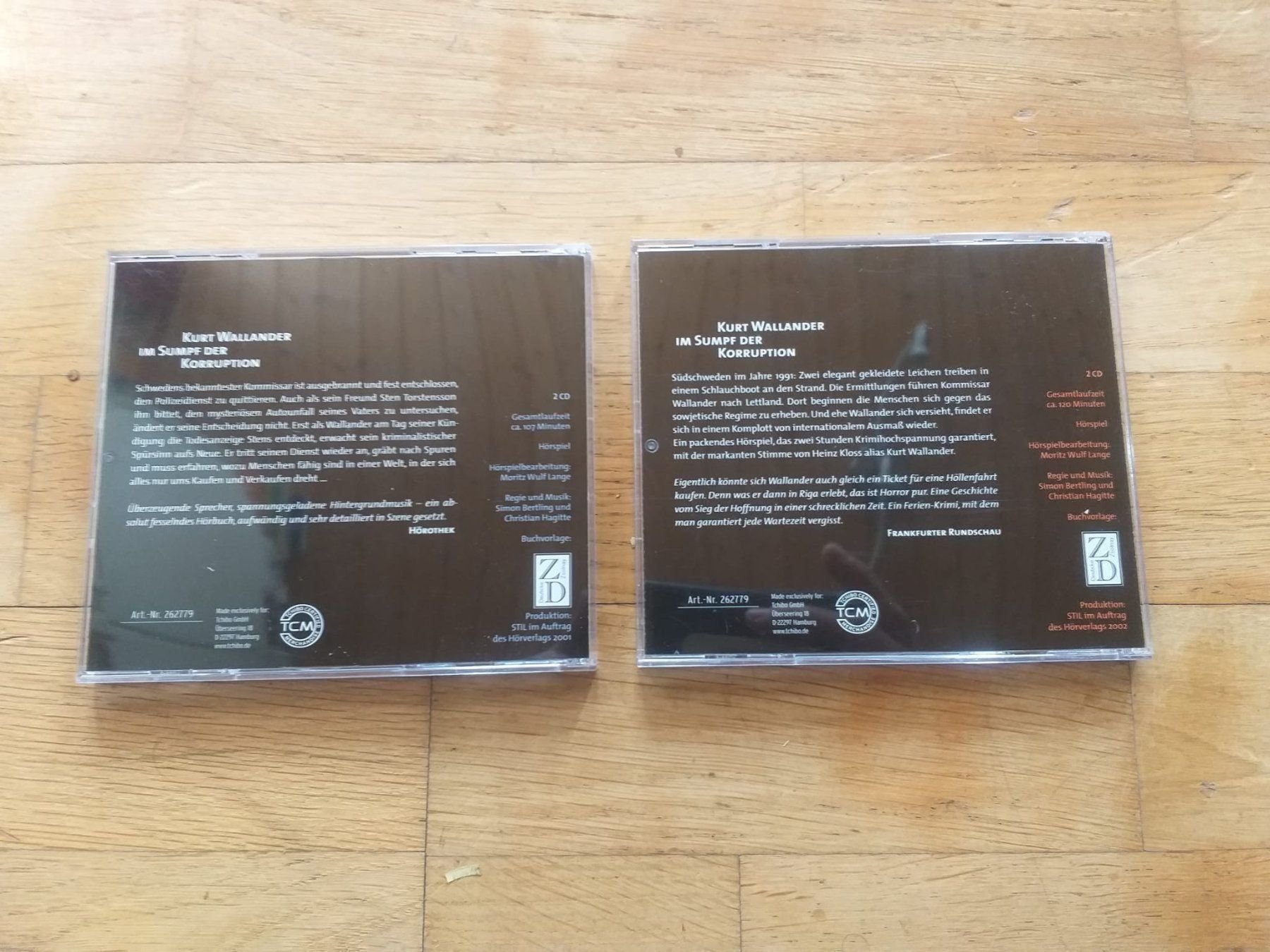 Audiolibri: Henning Mankell: Hunde von Riga & Der Mann der lächelte 2-CD – Usato da St. Gallen venduto da elkapone 8