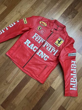 Ferrari Lederjacke moto Giacca chaqueta seaicead Racing