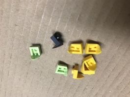 LEGO 8x Platte 1x1 vert. Zahn (15070)