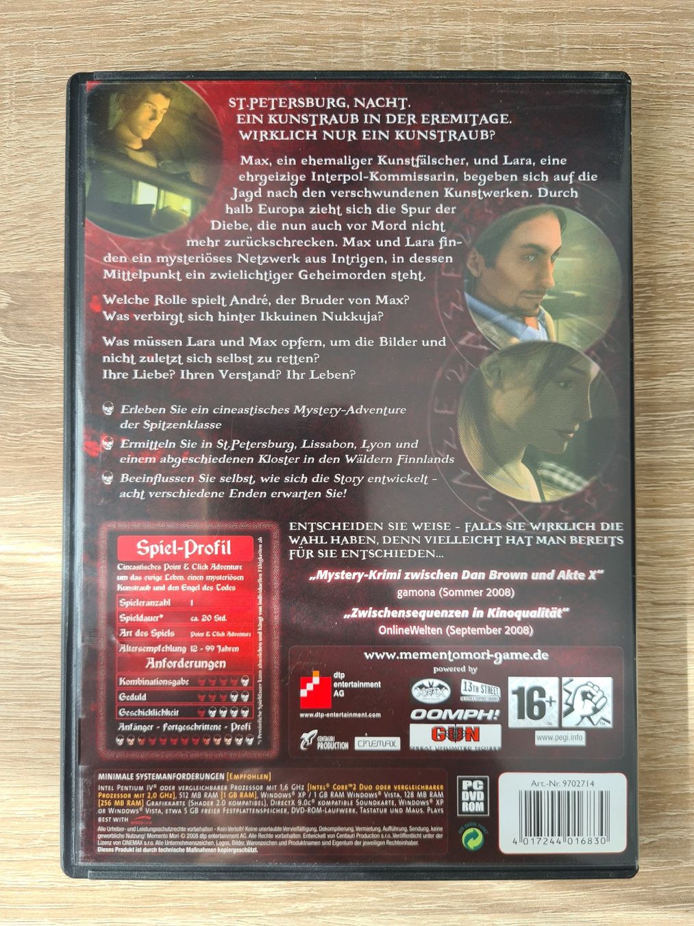 Spiele: Memento Mori (German) - PC – Gebraucht aus Carouge GE von Franllo 1