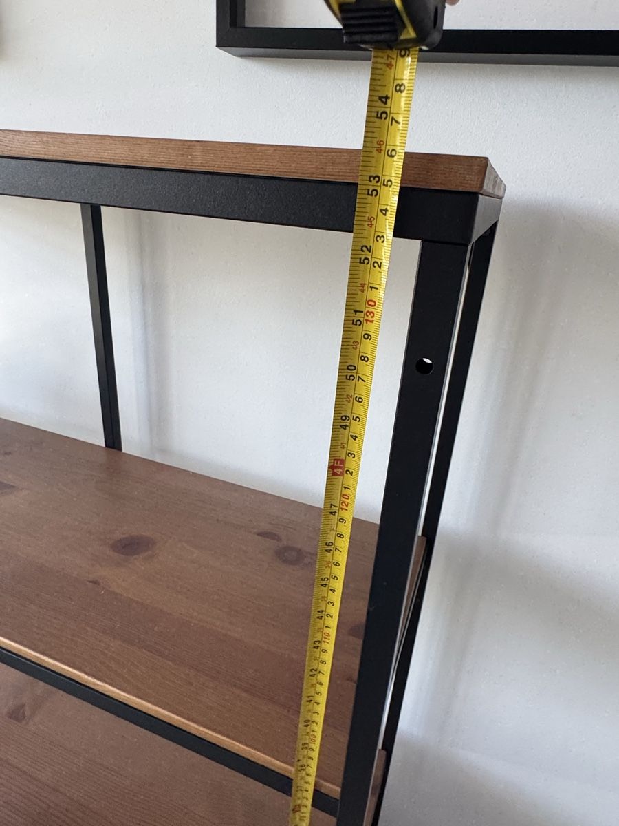 Ikea Scaffali: Bibliothèque bois et métal noir 4 étagères – Usato da Pully venduto da els_gbk2 4