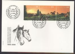 2008, FDC, Sehenswürdigkeiten der Schweiz – Juralandschaft