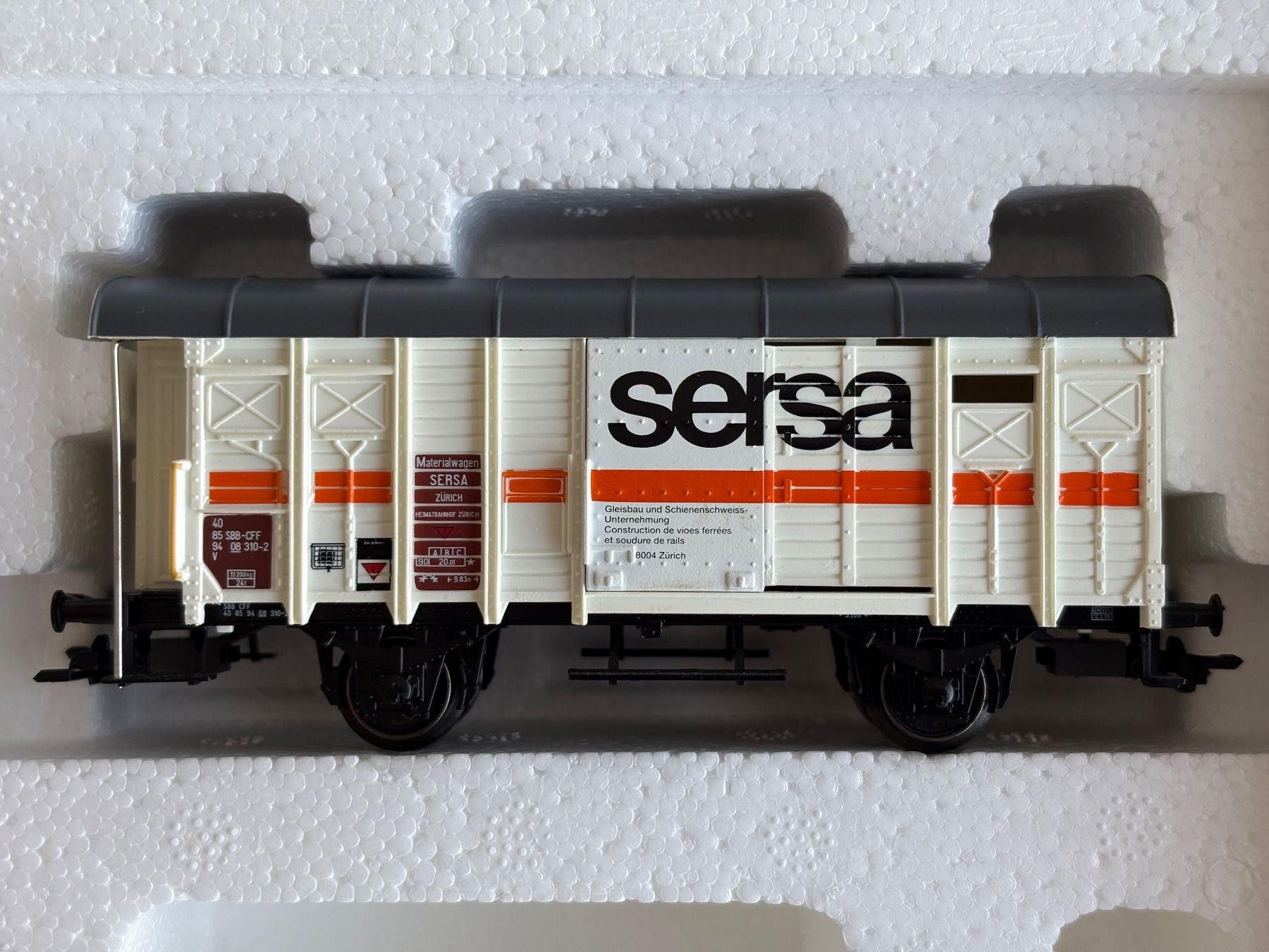 Märklin Modellini di ferrovie: Märklin 28462 Sersa Bauzug – Usato da Locarno venduto da fox_zb9y 2