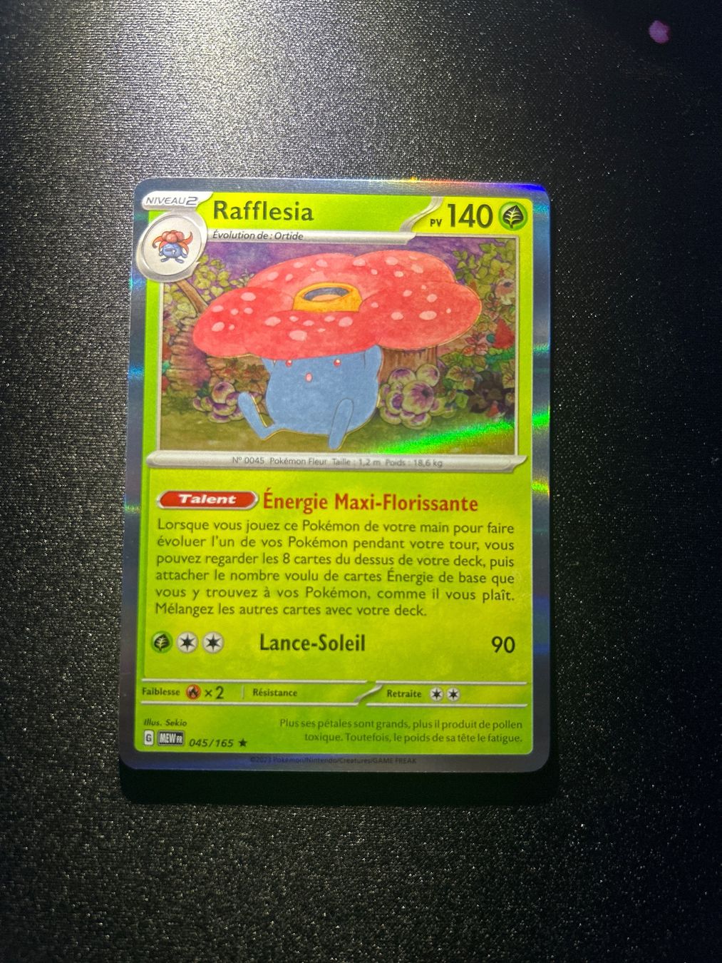 Pokémon Carte collezionabili: Pokémon Rafflesia 045/165 FR Holo – Nuovo (secondo la descrizione) da Montet (Broye) venduto da Jocksmock 2