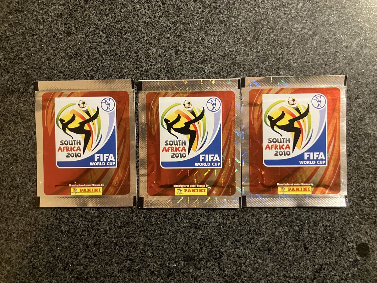 Panini Carte collezionabili: 3x Panini WM 2010 Tüten – Nuovo (secondo la descrizione) da Seuzach venduto da Toubey