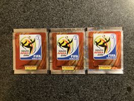 3x Panini WM 2010 Tüten
