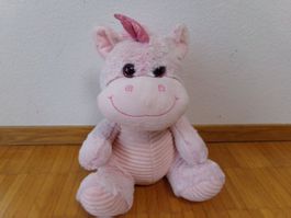 Plüschtier Einhorn rosa