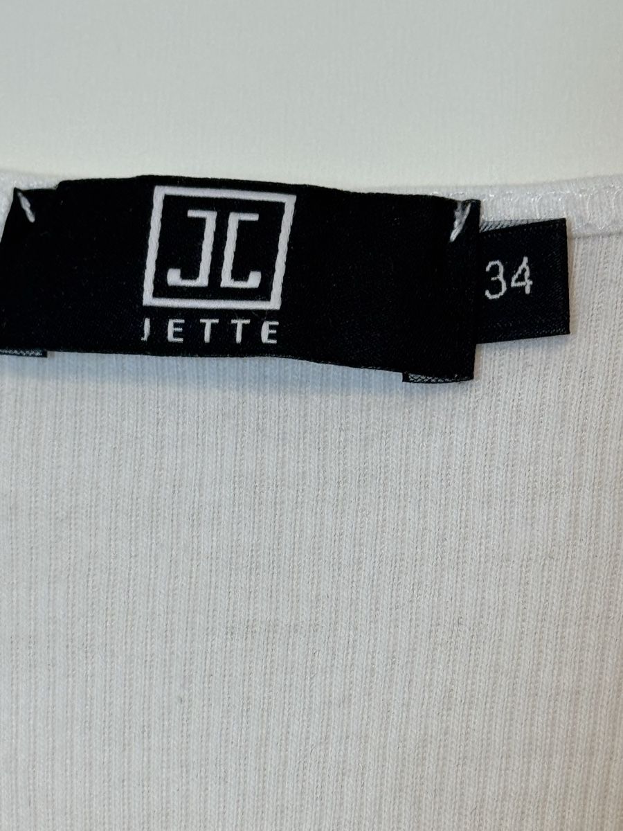 Top: Jette White Top, Size 34, Silver Design, Summer Ready! – Usato da Hurden venduto da rac_wyf8 2