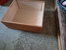 3er Weinkiste leer 32x28.5x11.5cm
