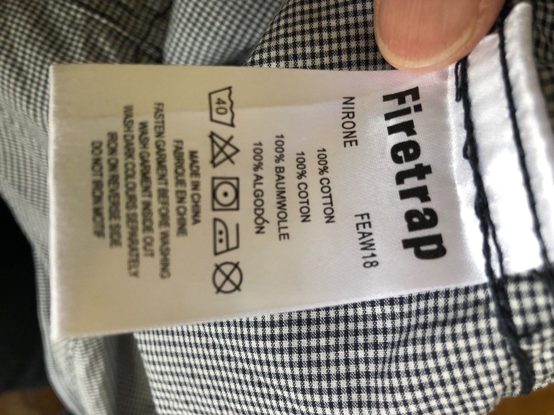 Chemises: chemise homme FIRETRAP M – D'occasion à Carouge GE par Lapsus23 5