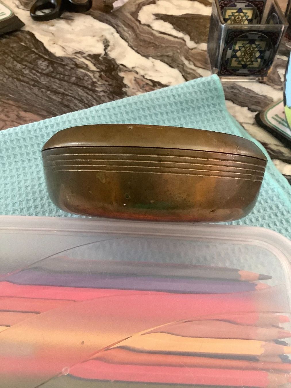 Tutte le decorazioni: Antike Bronze? Messingdose – Usato da Zürich venduto da Albatros57 5