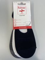 600 Paar (200 Set) Rohner Socken / Footies / Restposten NEU