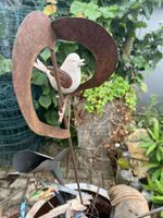 DiverseGartenstecker Rost Deko Herz- & Vogelmotiv für Sommer