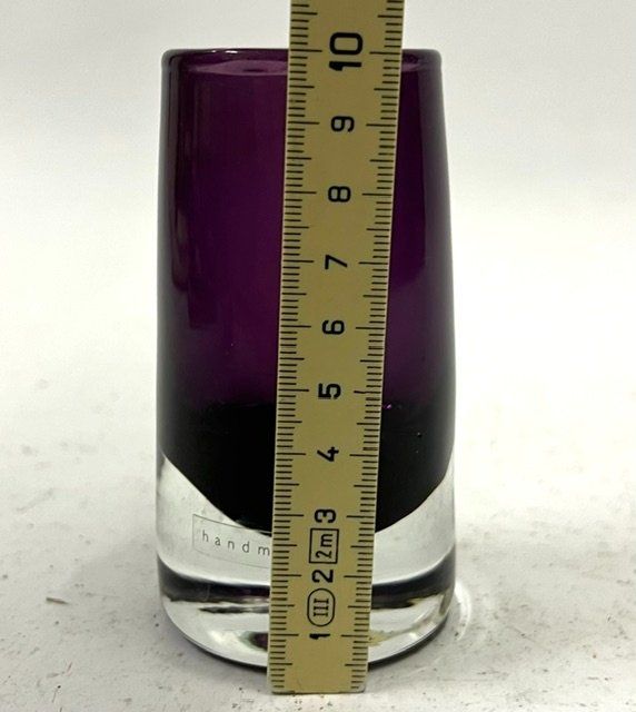 Murano Vasi & Recipienti: Kleine violette Glasvase handgemacht – Usato da Zürich venduto da gigimai67 4