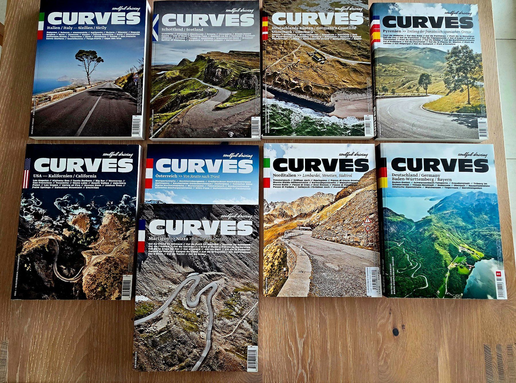 Riviste & Magazine: CURVES - soulful driving - Bundle mit 9 Magazinen – Usato da Ittigen venduto da bluesboy_66