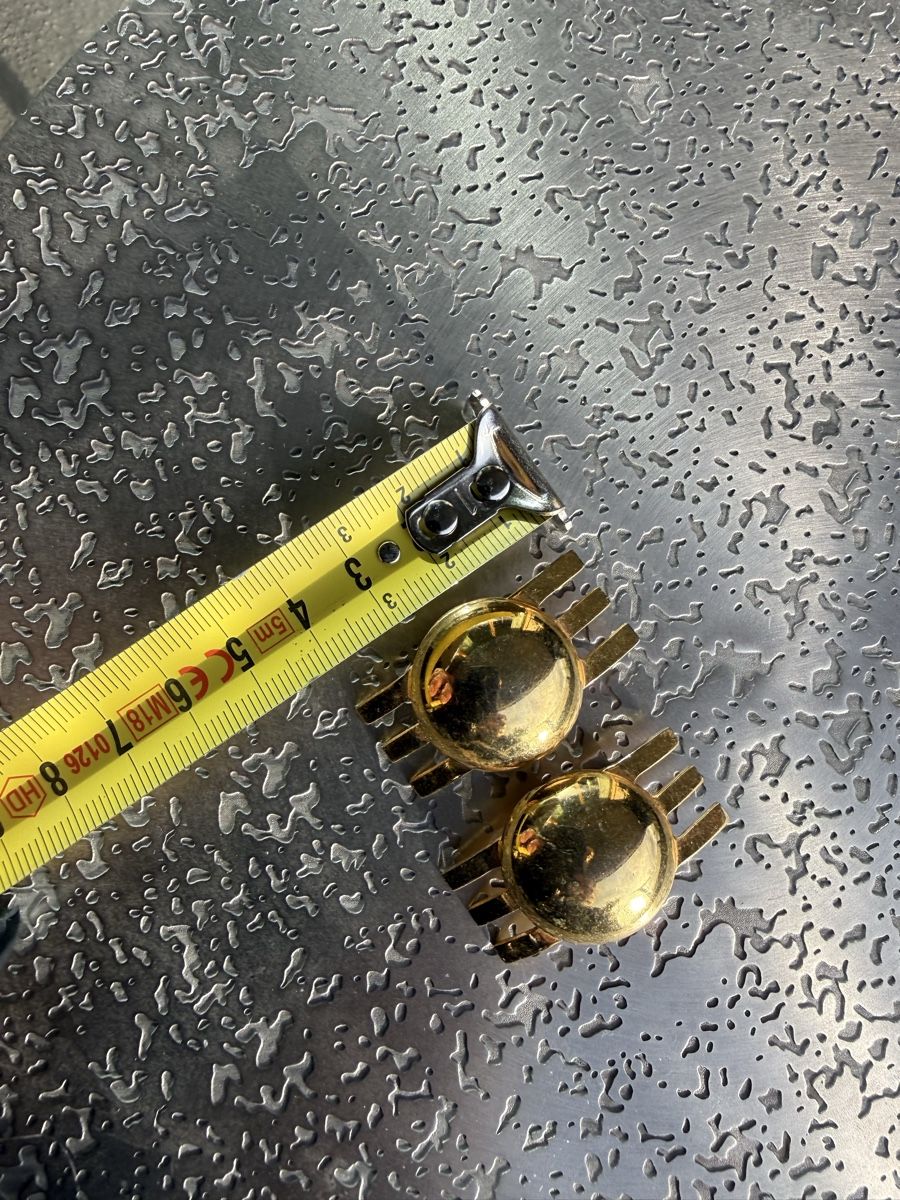 Orecchini pendenti & Orecchini a lobo: Vintage Ohrclips, goldfarben, modischer Hingucker! – Nuovo (secondo la descrizione) da Richterswil venduto da Solemare47Nicole 2