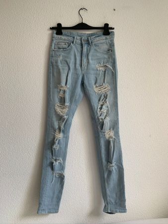 Skinny High Waist Jeans hellblau - 27/30