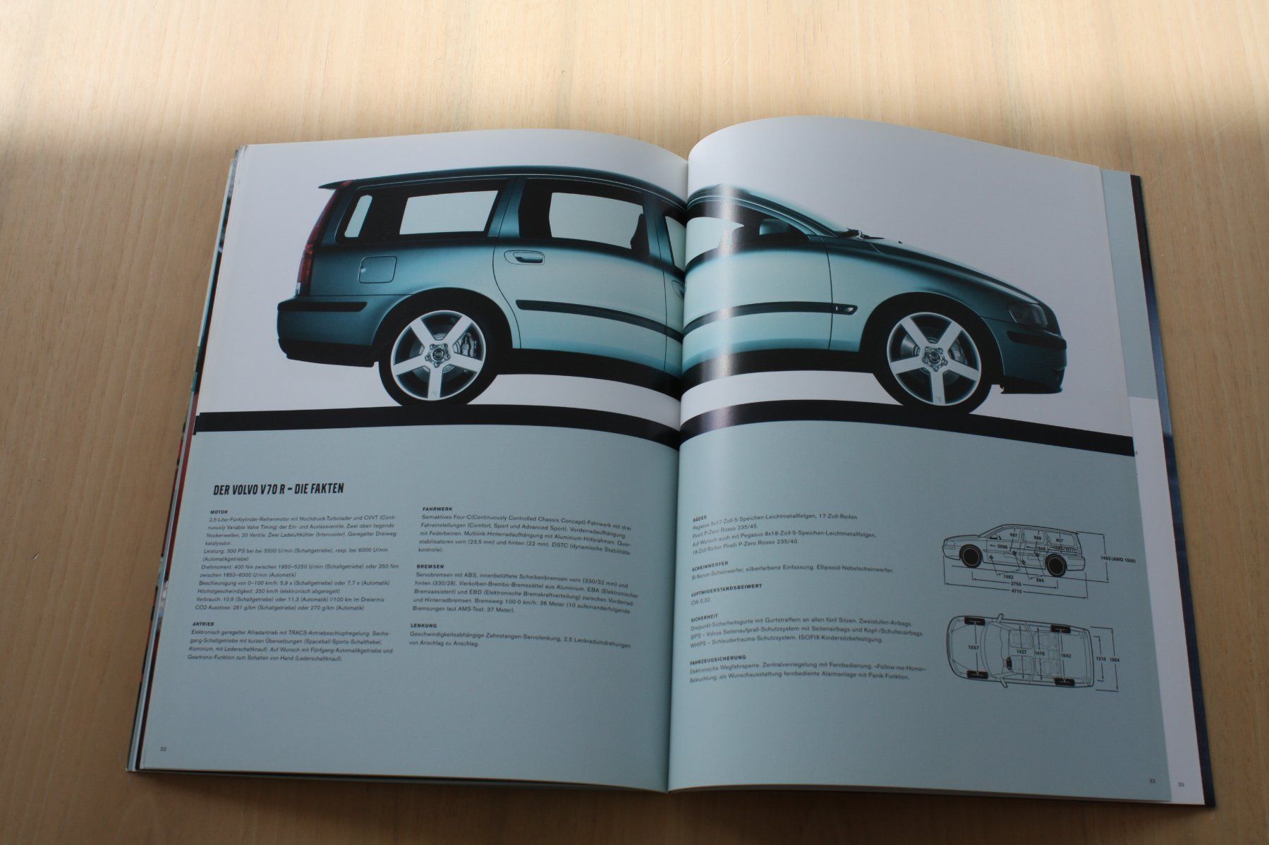 Volvo Documenti: Volvo S60R & V70R CH-Prospekt 2005 – Usato da Wikon venduto da erwin400 8