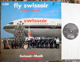 Fly Swissair Brillante Blasmusik Kurt Brogli LP GEWASCHEN