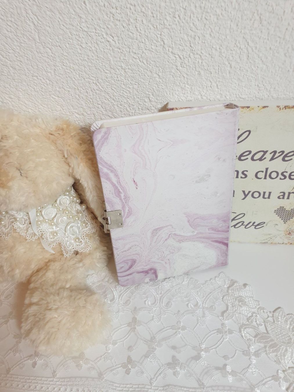 Schreibblöcke: Notizbuch Tagebuch Shabby Chic Bulletjournal Spitze – Neu und originalverpackt aus Gossau ZH von Goes05 6
