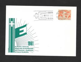 Pén - Sonderkarte Europa-Woche 20.-30.4.1961