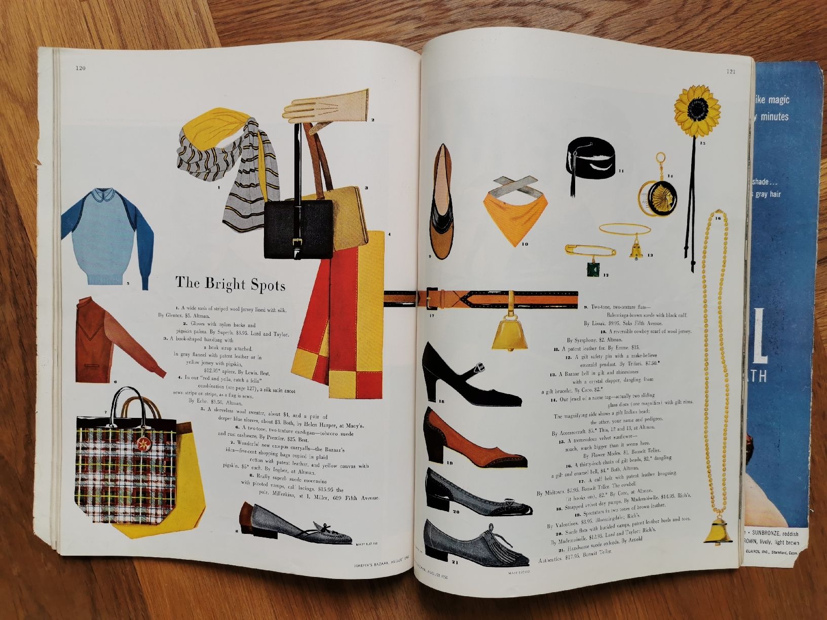 Zeitschriften & Magazine: Original Harper's Bazaar Magazin August 1950 Modejournal – Gebraucht aus Berneck von inamoktal 1