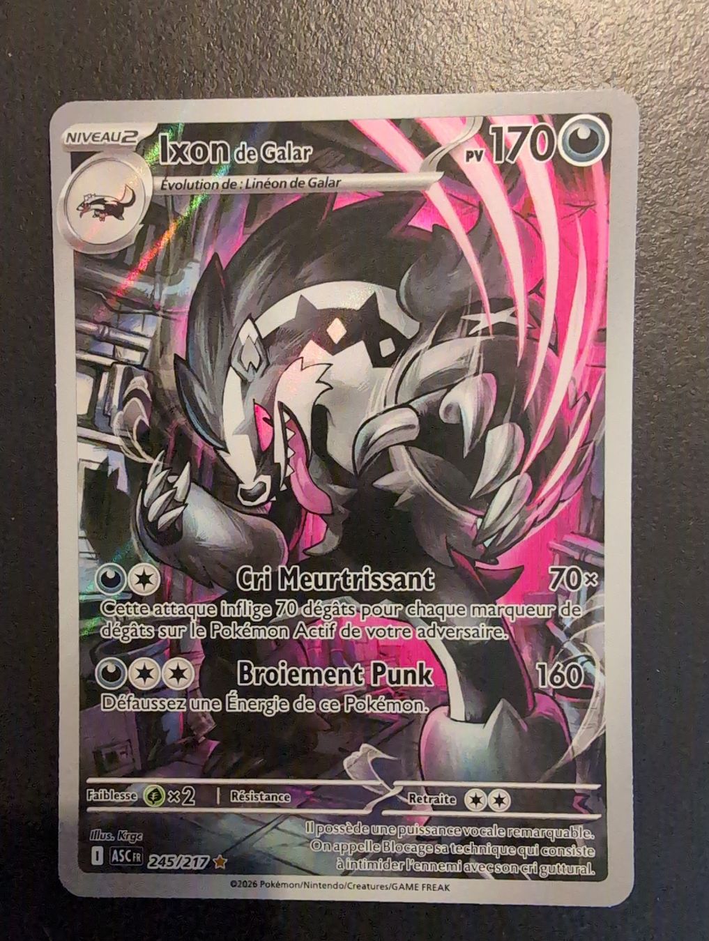 Pokémon Carte collezionabili: Ixon de Galar 245/217 Pokemon – Usato da sugiez venduto da Svicente