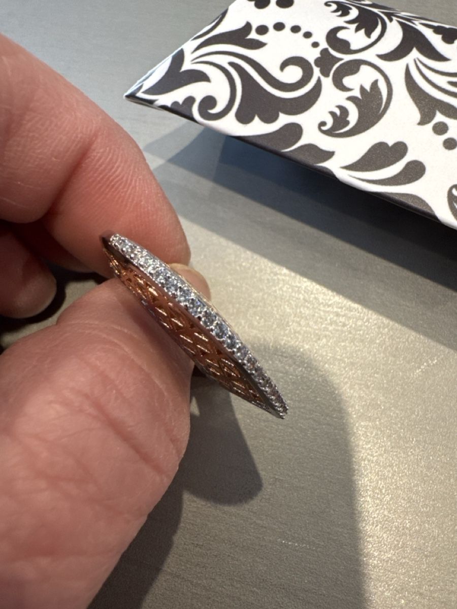 Bagues: Spezieller Ring Modeschmuck mit Muster, Grösse 18, Neu! – Neuf avec emballage d'origine à Lotzwil par Tgdromad 3