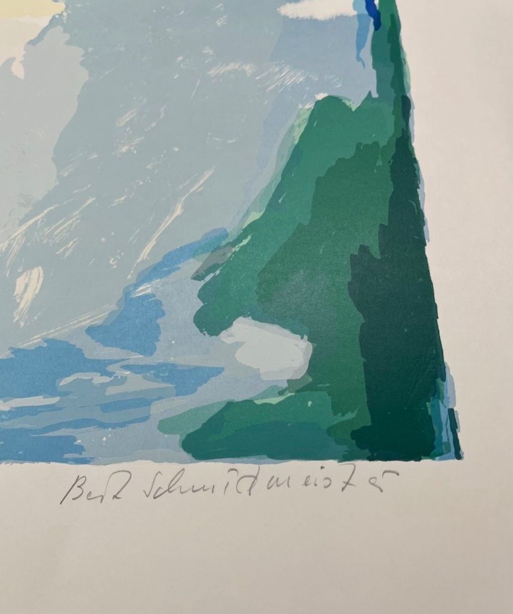 Grafiken & Lithographien: Bert Schmidmeister, handsigniert nummeriert – Gebraucht aus Rain von Pic-Ass 2