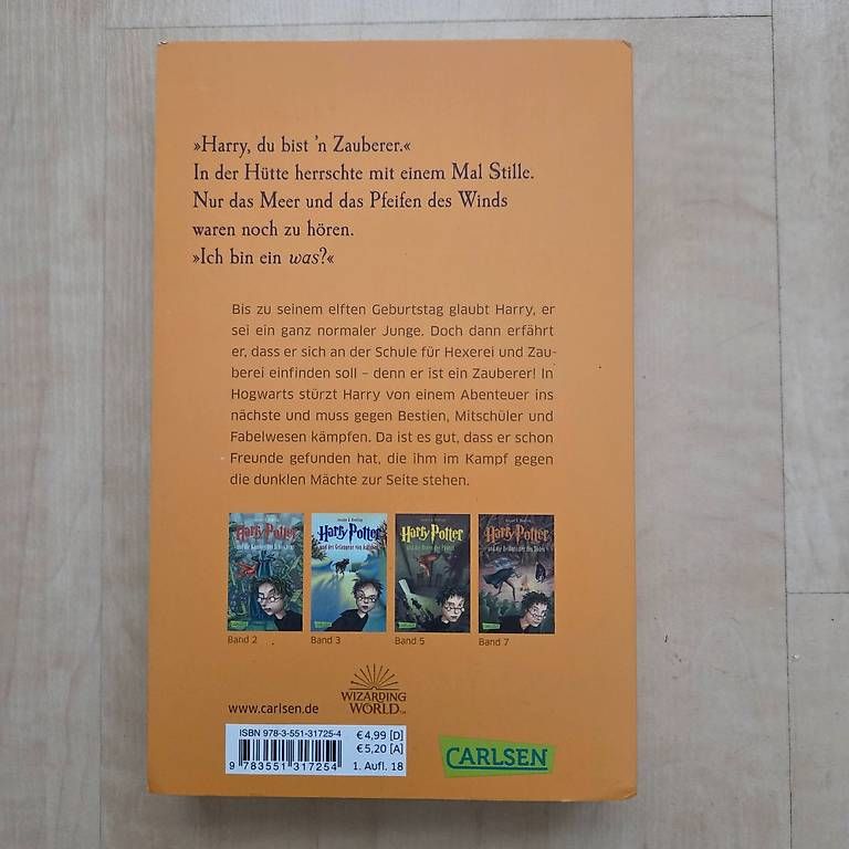 Libri: Harry Potter und der Stein der Weisen – Usato da Zug venduto da Sunshine_113 1