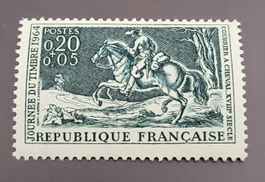 Frankreich 1964 Pferd briefmarke