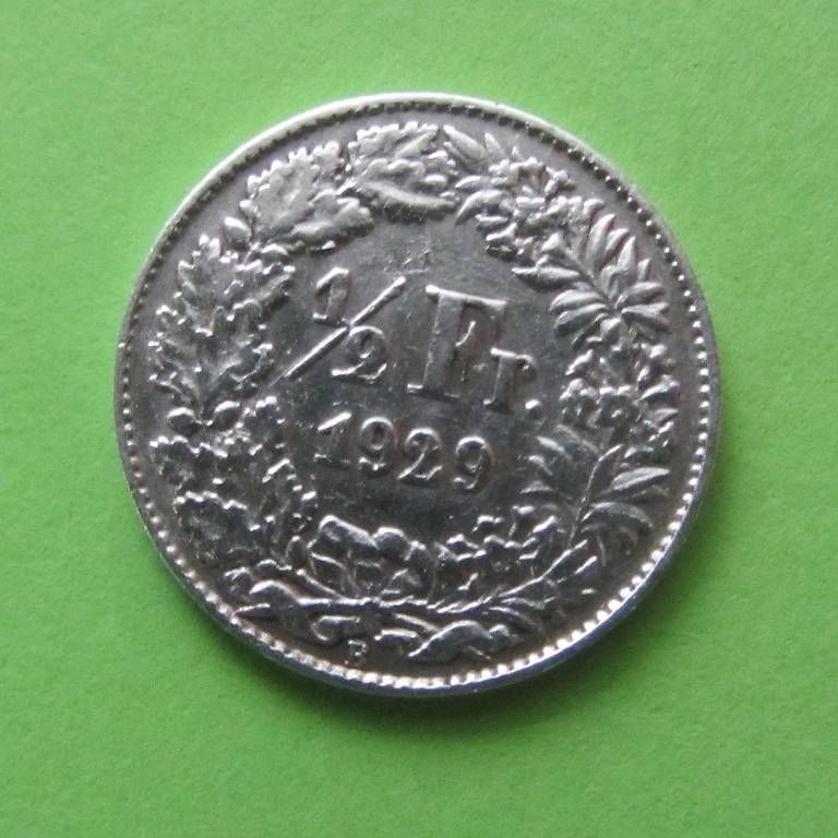Tutti le monete: 50 Rappen 1929 Silber vorz – Usato da Malters venduto da Hausi88 2