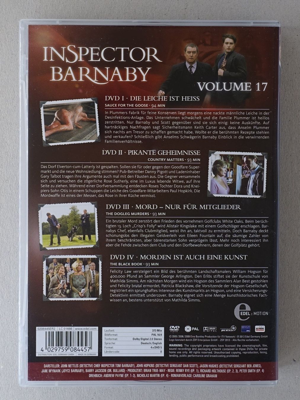 Alle DVDs: Inspector Barnaby Vol. 17 (4 DVDs) – Gebraucht aus Sessa von fraenklishop 1