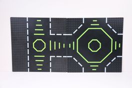 2 Stück Black Baseplate, Road