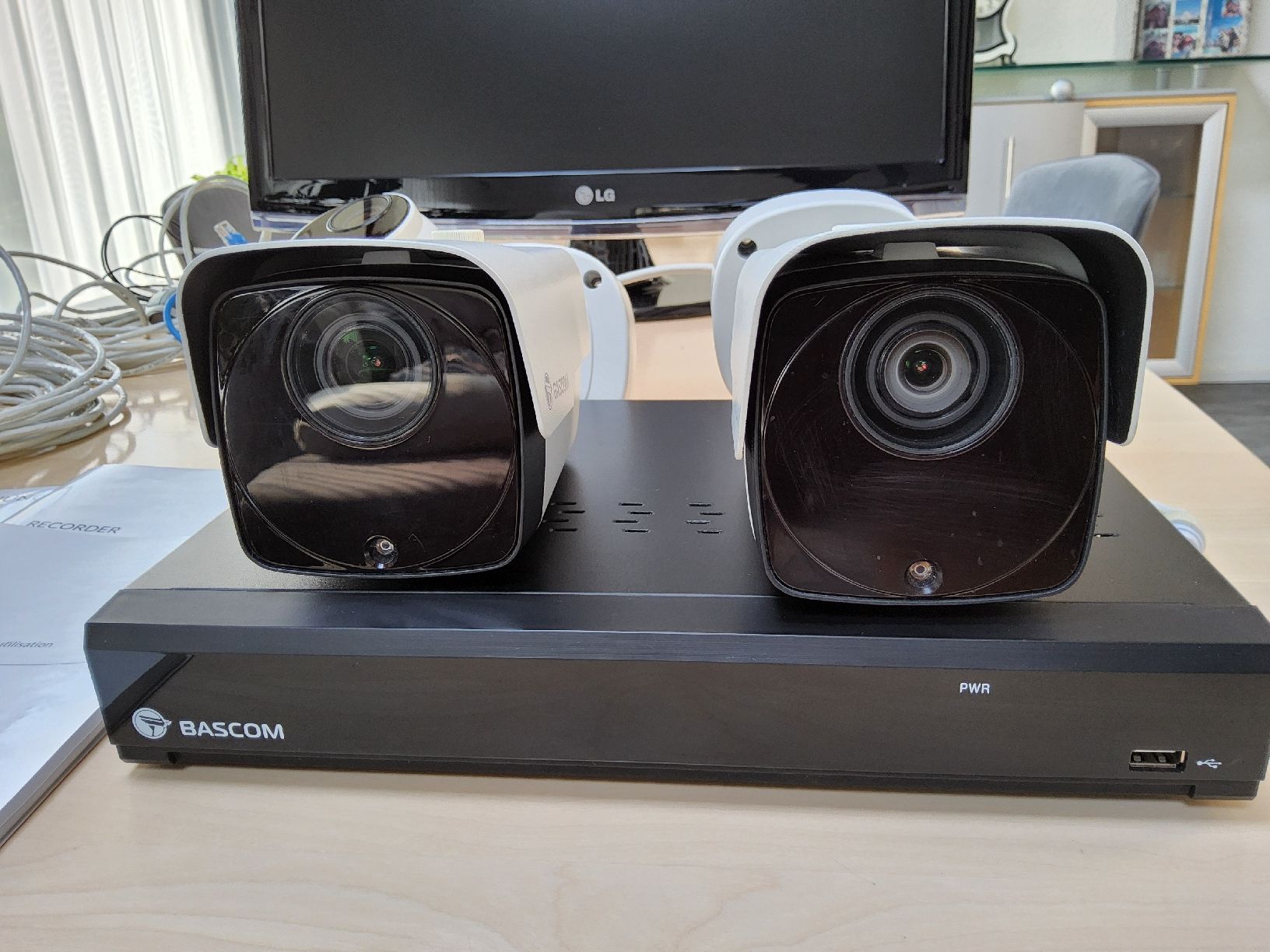 Bascom Sistemi d'allarme: Profi Überwachungskamera Set Bascom – Nuovo (secondo la descrizione) da Langnau b. Reiden venduto da anor 1